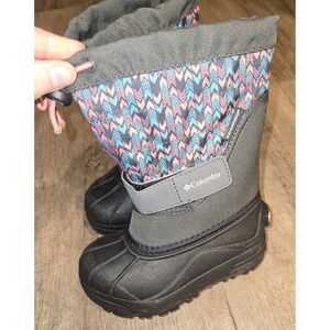 Columbia Children's‎ Printed Twin Tundra Waterproof Girls Boots Size 9 New NWOB